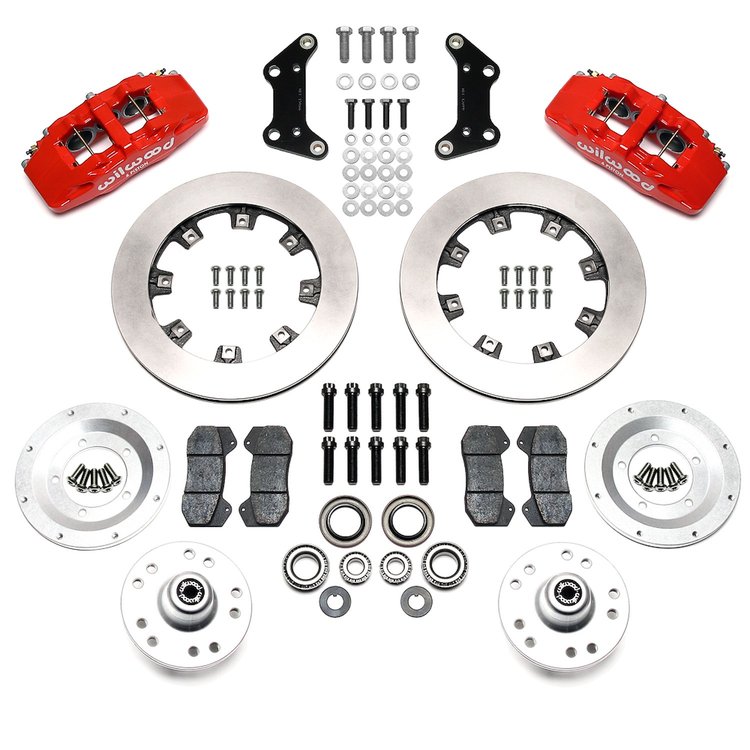 140-17321-R Forged Dynapro 6 Big Brake Front Brake Kit (Hub)