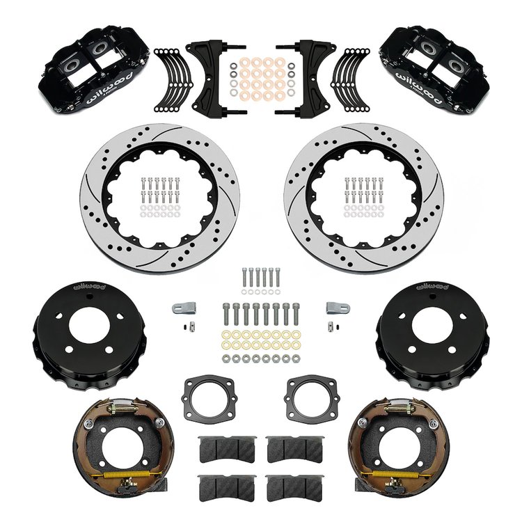 140-17542-D Forged Narrow Superlite 4R Big Brake Rear Parking Brake Kit