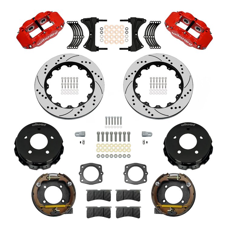 140-17542-DR Forged Narrow Superlite 4R Big Brake Rear Parking Brake Kit