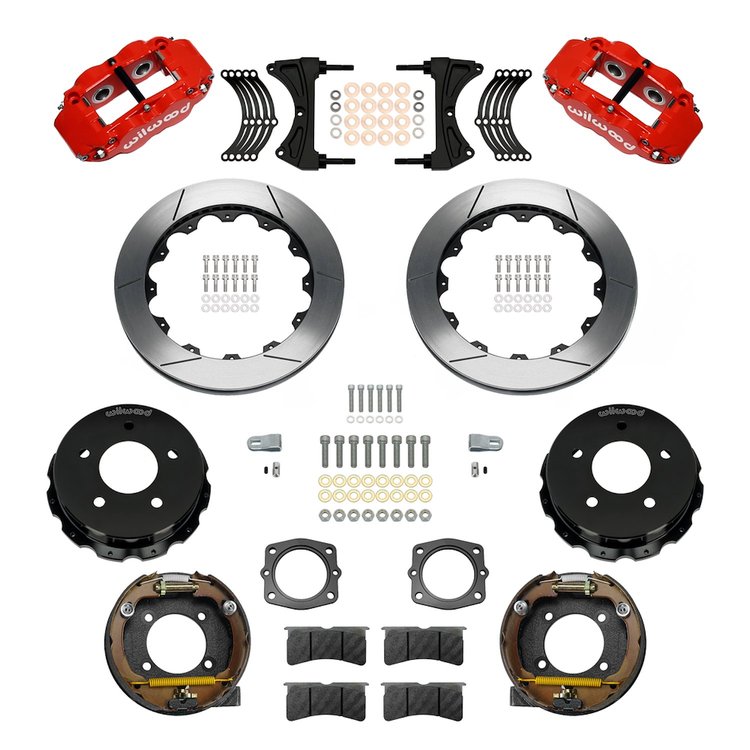 140-17542-R Forged Narrow Superlite 4R Big Brake Rear Parking Brake Kit