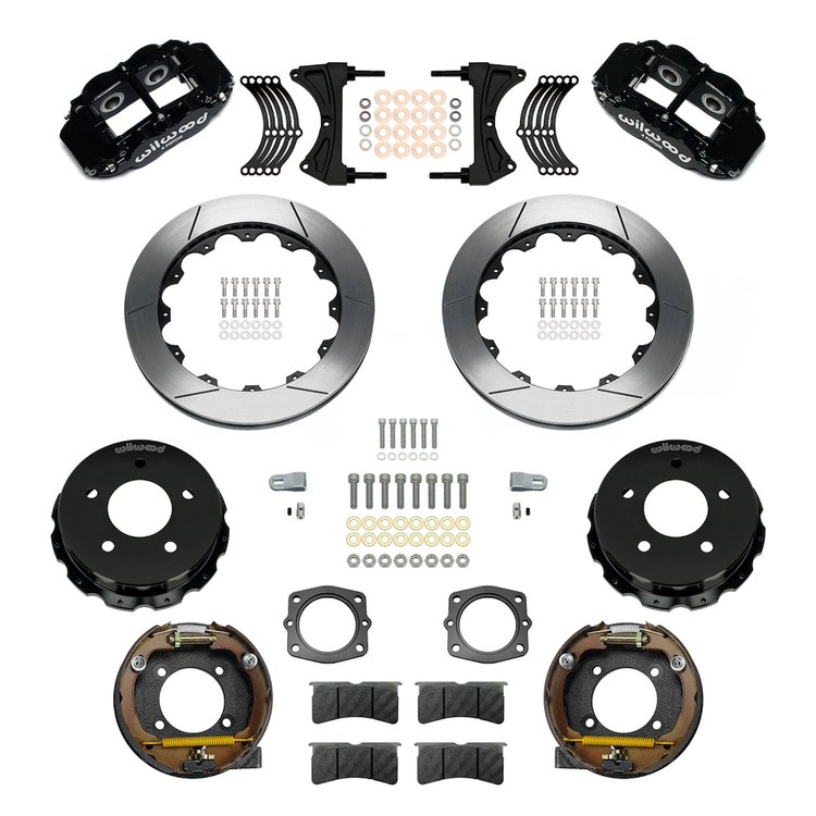 140-17542 Forged Narrow Superlite 4R Big Brake Rear Parking Brake Kit