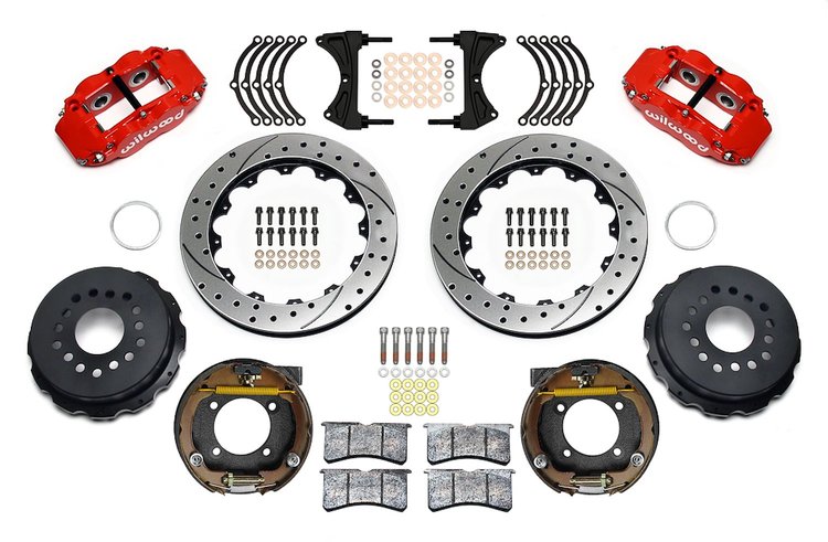 140-17658-DR Forged Narrow Superlite 4R Big Brake Rear Parking Brake Kit