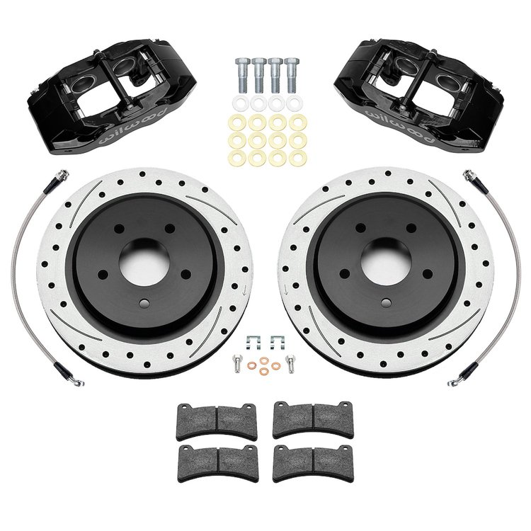 140-17672-D DPC56 Rear Replacement Caliper and Rotor Kit