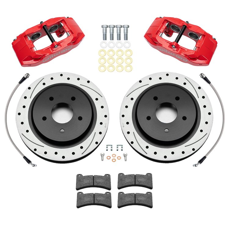 140-17672-DR DPC56 Rear Replacement Caliper and Rotor Kit