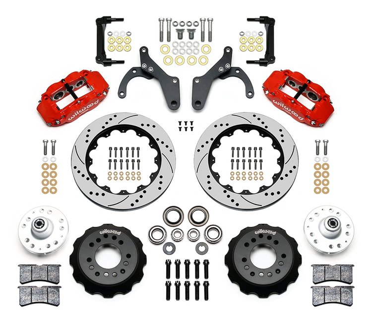140-17736-DR Forged Narrow Superlite 6R Big Brake Front Brake Kit (Hub)