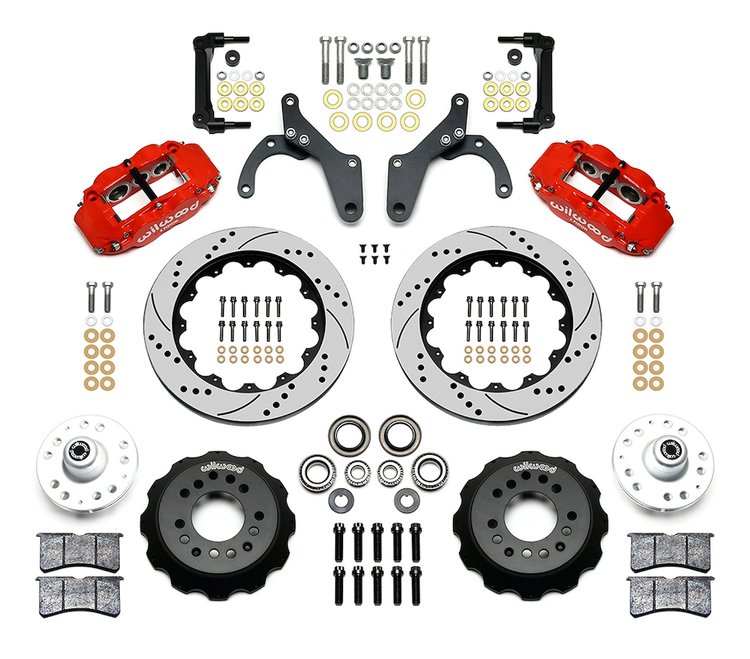 140-17738-DR Forged Narrow Superlite 6R Big Brake Front Brake Kit (Hub)