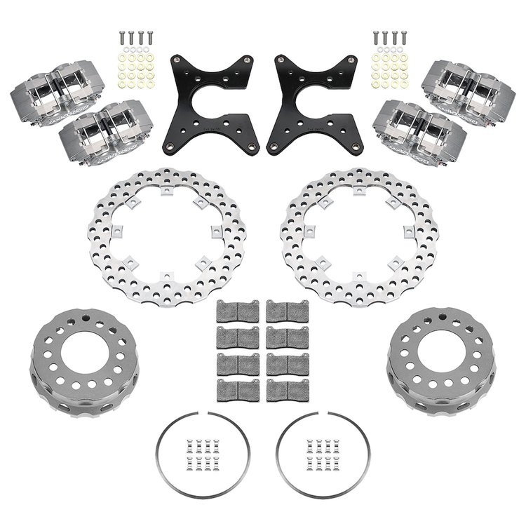 140-17882-D XRD Dual SA Scalloped Lug Drive Dynamic Rear Drag Brake Kit