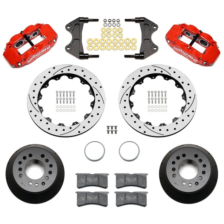 140-17985-DR Forged Narrow Superlite 6R Big Brake Front Brake Kit (Hat)