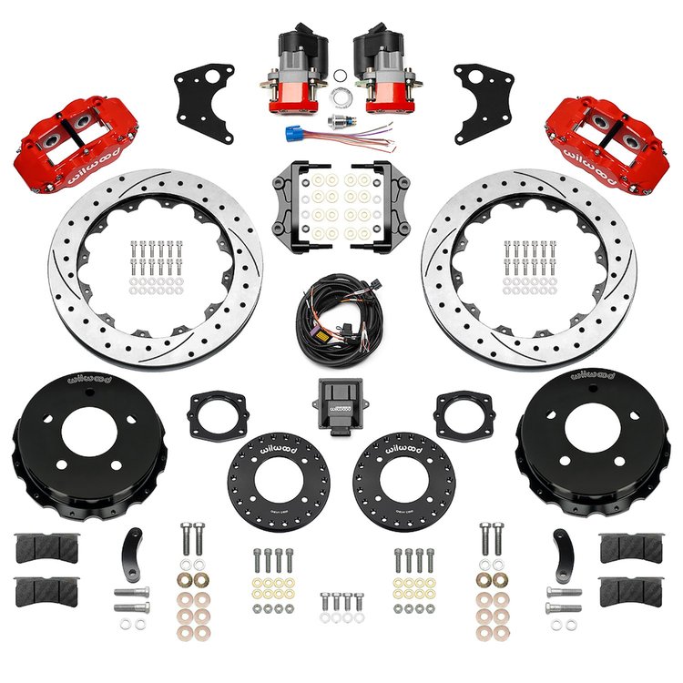 140-18044-DR Forged Narrow Superlite 4R Big Brake Rear Electronic Parking Brake Kit