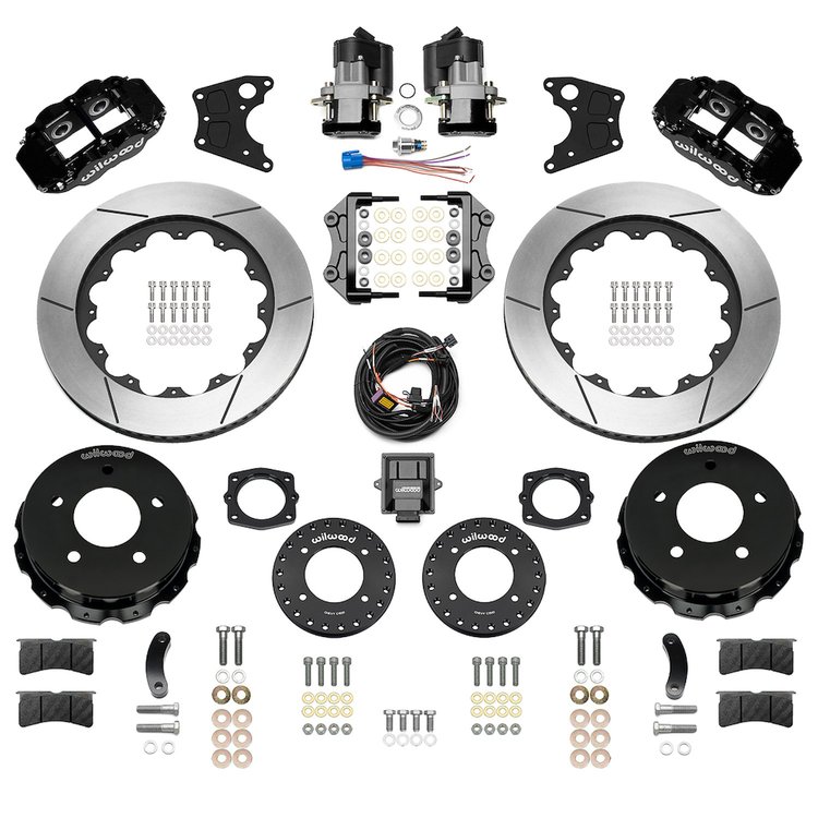 140-18045 Forged Narrow Superlite 4R Big Brake Rear Electronic Parking Brake Kit