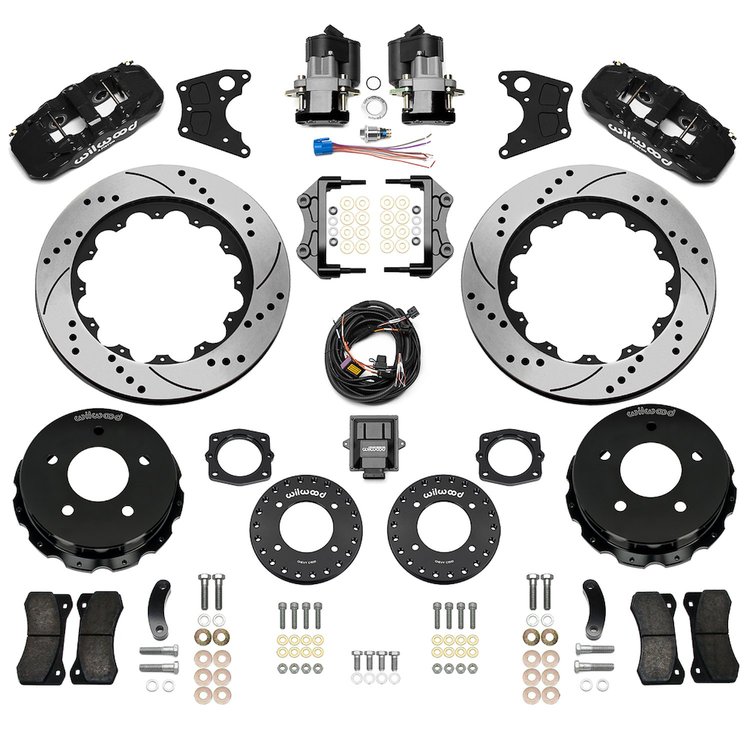 140-18046-D AERO4 Big Brake Rear Electronic Parking Brake Kit