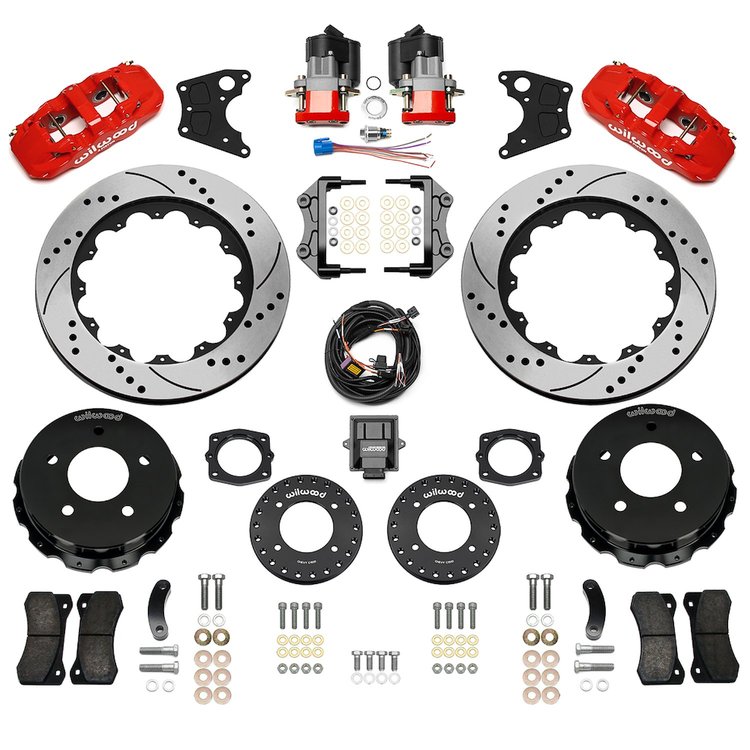 140-18046-DR AERO4 Big Brake Rear Electronic Parking Brake Kit
