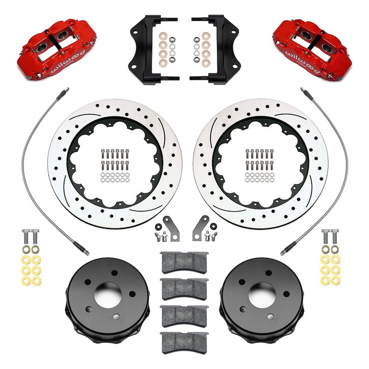 140-18075-DR Forged Narrow Superlite 4R Big Brake Rear Brake Kit For OE Parking Brake