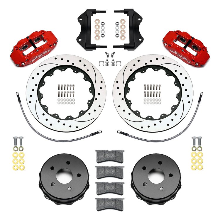 140-18076-DR Forged Narrow Superlite 4R Big Brake Rear Brake Kit For OE Parking Brake