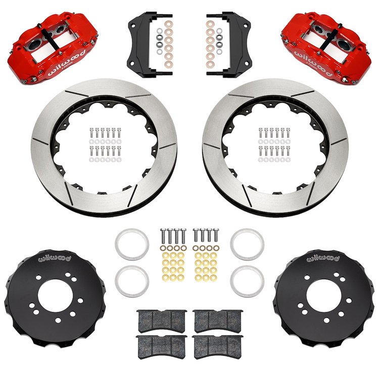 140-18243-R Forged Narrow Superlite 6R Big Brake Front Brake Kit (Hat)