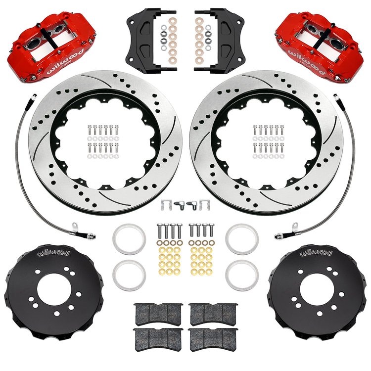 140-18247-DR Forged Narrow Superlite 6R Big Brake Front Brake Kit (Hat)