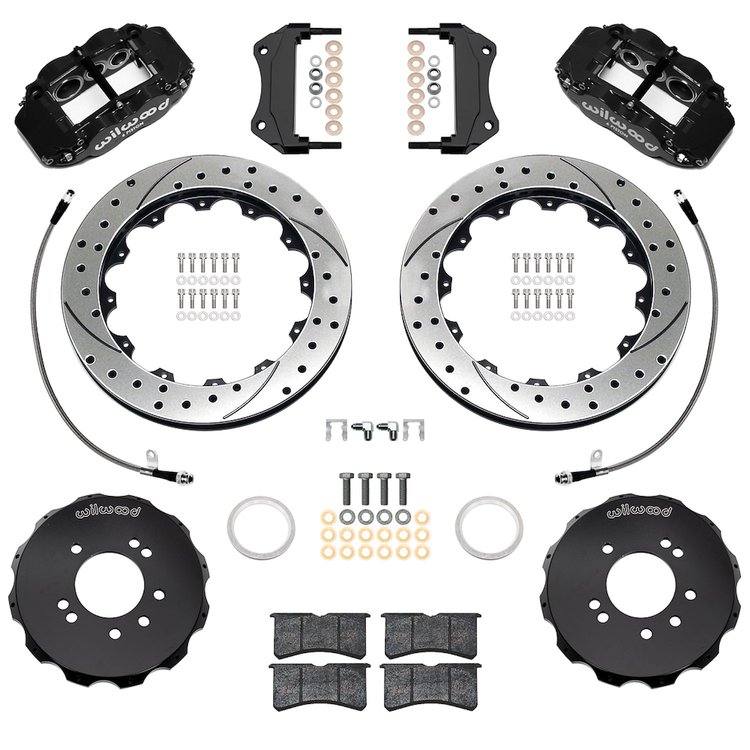 140-18256-D Forged Narrow Superlite 6R Big Brake Front Brake Kit (Hat)