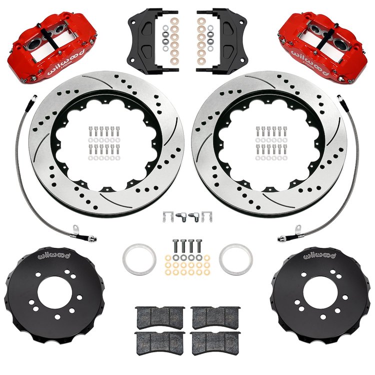 140-18258-DR Forged Narrow Superlite 6R Big Brake Front Brake Kit (Hat)