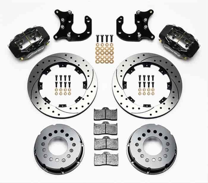 Forged Dynalite Pro Series Brake Kit Rear End: Big Ford Flange
