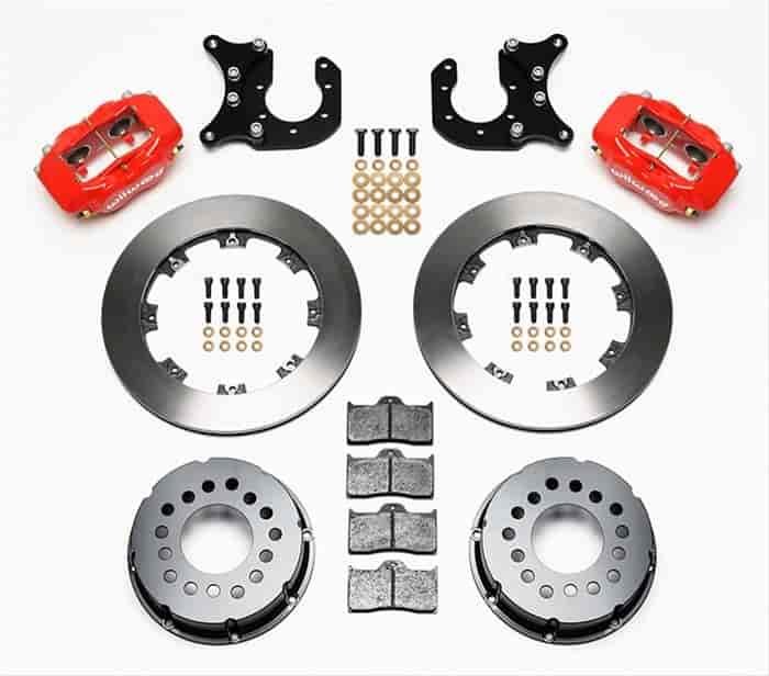 Forged Dynalite Pro Series Brake Kit Rear End: 8.8 Ford Flange