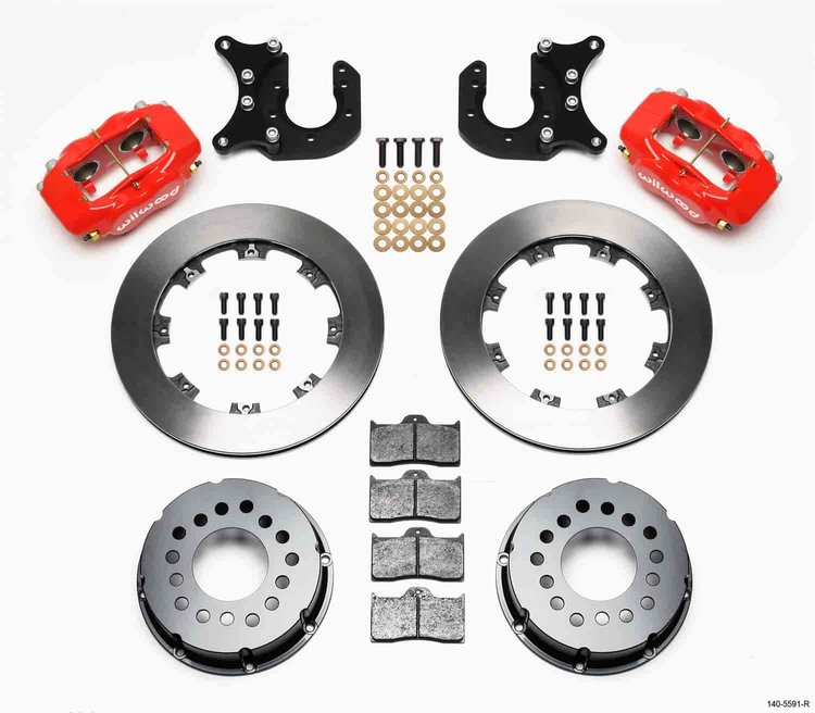 Forged Dynalite Pro Series Brake Kit Rear End: Mopar 8-3/4" & 9-3/4" / Dana 60