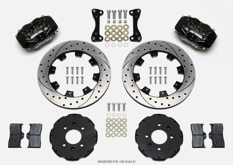 Forged Dynalite Big Brake Front Hat Kit 1990-2013 Honda/Acura Vehicles