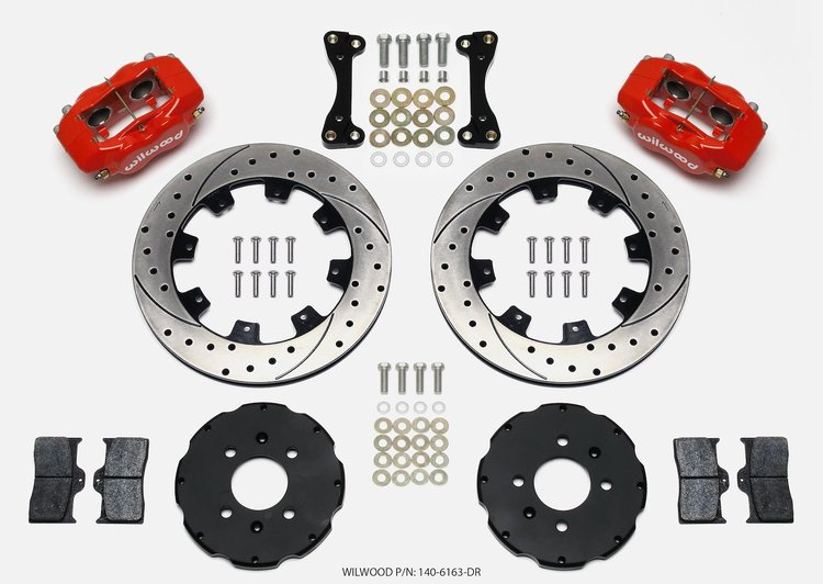 Forged Dynalite Big Brake Front Hat Kit 1990-2013 Honda/Acura Vehicles
