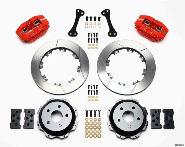 Dynapro Rear Brake Kit for OE Parking Brake Rear End Axle: 2001-2008 Subaru Vehicles