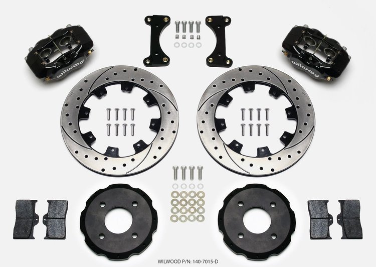 Forged Dynalite Big Brake Front Hat Kit 2002-2006 Mitsubishi Lancer