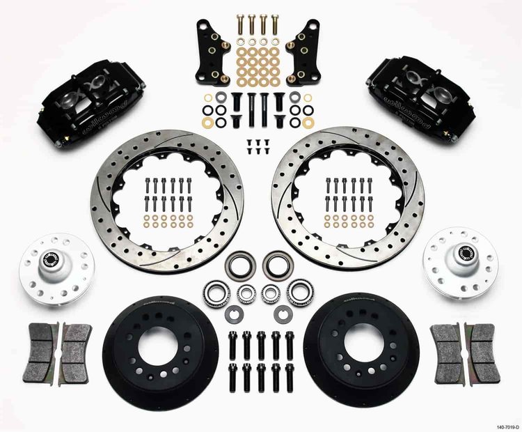 GM Superlite 6 Big Brake Kit OE spindle: Disc/Drum