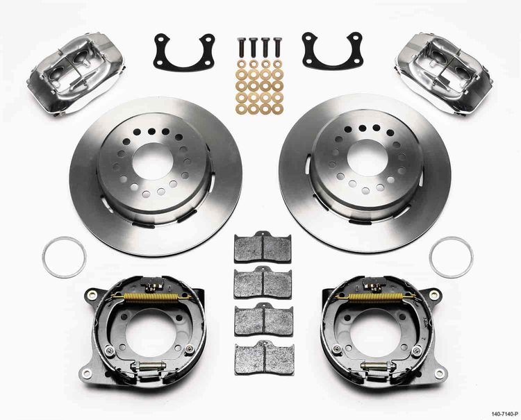 Forged Dynalite Rear Parking Brake Kit Big Ford New Style
