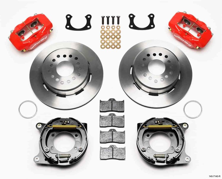 Forged Dynalite Rear Parking Brake Kit Big Ford New Style