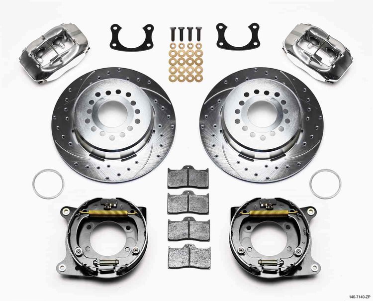 Forged Dynalite Rear Parking Brake Kit Big Ford New Style