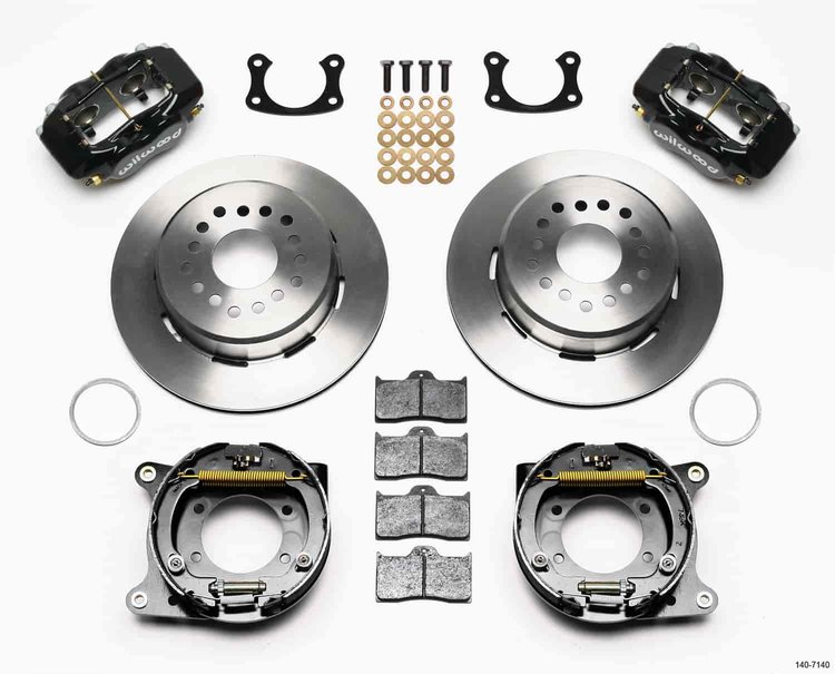 Forged Dynalite Rear Parking Brake Kit Big Ford New Style