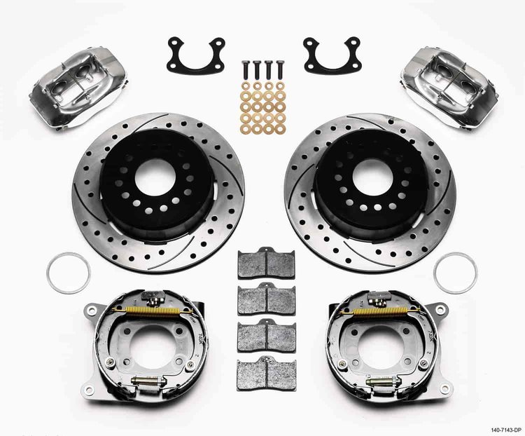 Forged Dynalite Rear Parking Brake Kit Small Ford