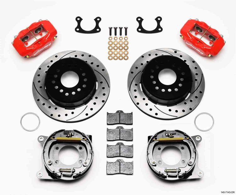 Forged Dynalite Rear Parking Brake Kit Small Ford