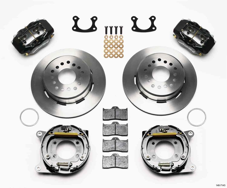 Forged Dynalite Rear Parking Brake Kit Small Ford
