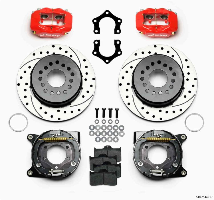 Forged Dynalite Rear Parking Brake Kit 8-3/4" and 9-3/4" Mopar/Dana 60