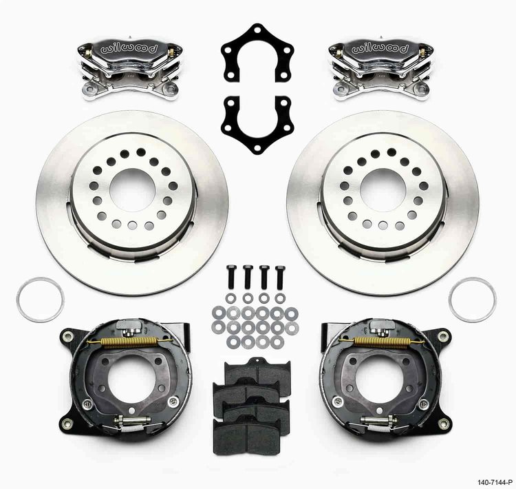 Forged Dynalite Rear Parking Brake Kit 8-3/4" and 9-3/4" Mopar/Dana 60