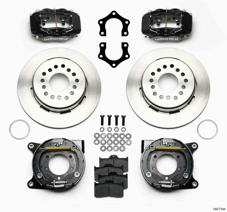 Forged Dynalite Rear Parking Brake Kit 8-3/4" and 9-3/4" Mopar/Dana 60