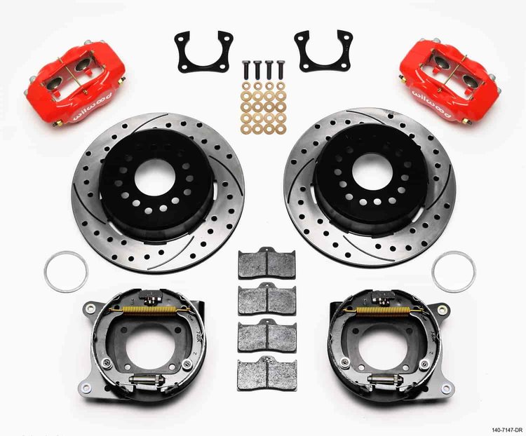Forged Dynalite Rear Parking Brake Kit Olds/Pontiac