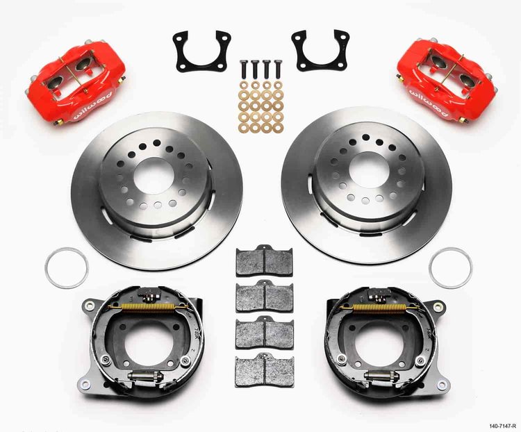 Forged Dynalite Rear Parking Brake Kit Olds/Pontiac