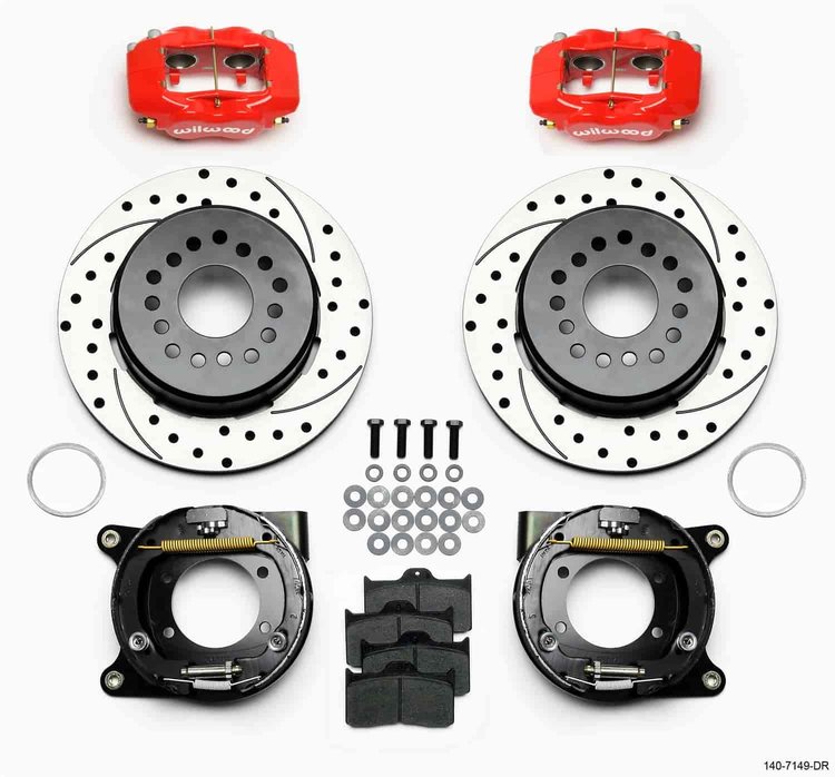 Forged Dynalite Rear Parking Brake Kit 12 Bolt