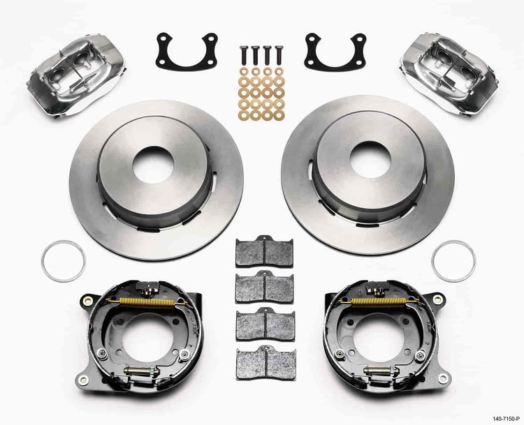 Forged Dynalite Rear Parking Brake Kit Big Ford New Style