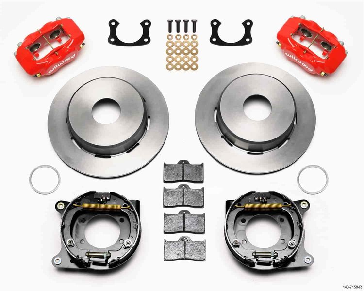 Forged Dynalite Rear Parking Brake Kit Big Ford New Style