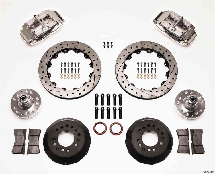 SL6 BB Front Kit Drilled Polished 75-80 Granada Type Spindle