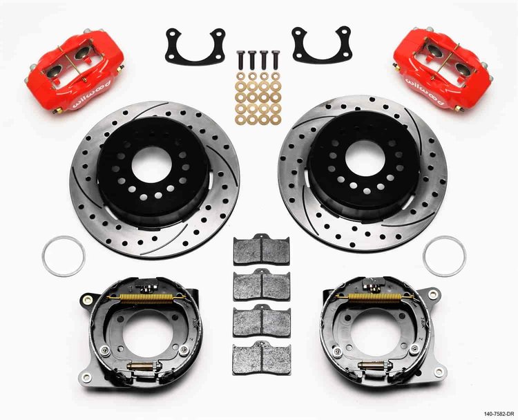 Forged Dynalite Rear Parking Brake Kit Big Ford New Style
