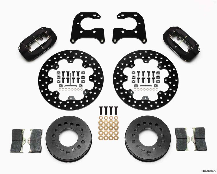 FDL Rear Drag Kit Dynamic Drilled Big Ford 2.36-in Offset