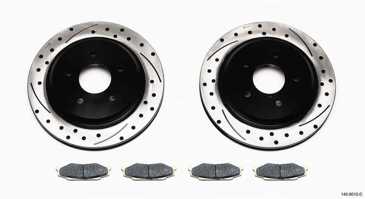 Rear Brake Rotor Upgrade Kit 1997-2004 Chevrolet Corvette