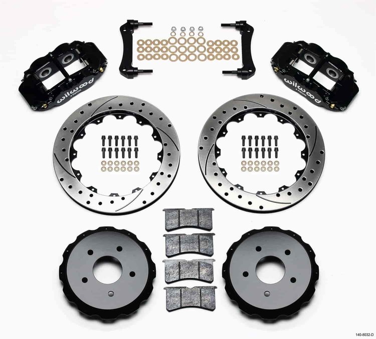 Forged Narrow Superlite 4R Big Brake Rear Brake Kit For OE Parking Brake
